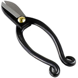 Wazakura Made in Japan Ikebana Tool Kit - Ikenobo Scissors + Black Kenzan Flower Holder, Japanese Floral Arrangement Set, Florist Shears and Pin Frog Wazakura