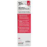 MONT MARTE Woodless Charcoal Pencils, 3 Piece. Features 3 Grades Of Charcoal Including Soft, Medium and Hard. MONT MARTE