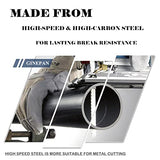 20PCS T Shank Jigsaw Blades Tool for Wood Plastic Metal Compatible with 90% Power Jig Saws Such as Bosch DEWALT RYOBI One+ Makita SKIL Black+Decker GINEPAN