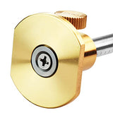 Wheel Marking Gauge Kit with 2 Extra Cutter Wheels and Screws, Small Anti Roll Brass Head, Metric Micro Adjuster Ruler, Woodworking Tools Scriber for MKC