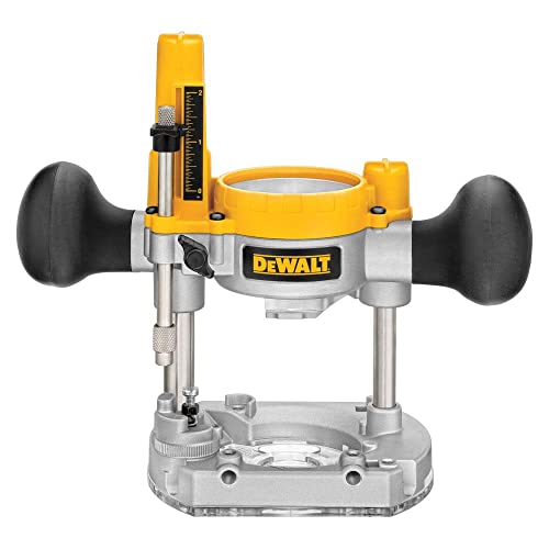 DEWALT Plunge Base For Compact Router, Steel Rods for Smooth Plunge Stroke (DNP612) DEWALT
