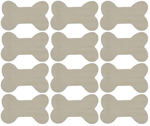 Creative Hobbies® 3.5 Inch Unfinished Wooden Shape - Ready to Paint Dog Bone Shape | 12 Pack