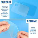 Tamaki 2 Pack 11.8 x 7.9 Inch Acrylic Paint Palette with Thumb Hole Clear Paint Pallet, Easy Clean Non-Stick Artist Pallet for Oil Watercolor Craft Tamaki