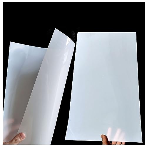 7.5mil Blank Mylar Sheets for Stencil, 8PCS 12x24 inch Milky Translucent PET Blank Stencil Making Sheet, Blank Mylar Templates for Cutting Machines, Qulinshine