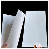 7.5mil Blank Mylar Sheets for Stencil, 8PCS 12x24 inch Milky Translucent PET Blank Stencil Making Sheet, Blank Mylar Templates for Cutting Machines, Qulinshine