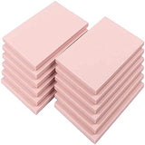 SGHUO 12pcs 4"x6" Pink Rubber Carving Blocks Linoleum Block Stamp Making Kit SGHUO
