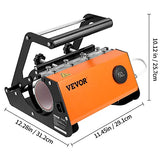 VEVOR Tumbler Heat Press, 30oz Mug Heat Press Machine Sublimation Transfer 11-15oz 16-25oz 30oz Straight Skinny Tumblers, Cup Heat Press with VEVOR