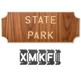 Rockler Interlock Signmaker's Templates, State Park Font Kit, 2-1/4'' by Rockler ROCKLER