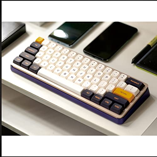 DRAOZA GK61 Custom DIY Gaming Mechanical Keyboard Kit, Aluminum Metal CNC Shell, RGB Hot Swap 3pin/5pin Switch, Programmable Triple Mode Bluetooth DRAOZA