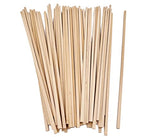 Wood Sticks 200Pcs 1/8 x 1/8 x 12 Inch Hardwood Square Dowels Unfinished Wood Strips Square Craft Sticks Long Wood Dowels Square Wooden Dowel Rod for William Craft