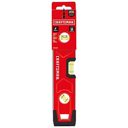 CRAFTSMAN Torpedo Level, Magnetic, 9 inch (CMHT43191) - WoodArtSupply