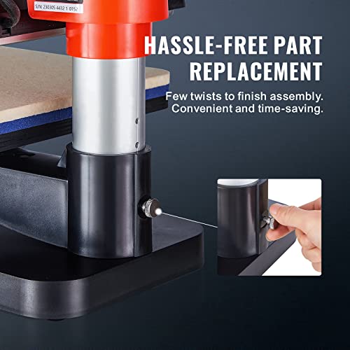 VEVOR 6 in 1 Heat Press Machine 12x15 inch, 360-Degree Swing Away T Shirt Printing Machine Digital Control, Multifunction Heat Transfer Machine VEVOR