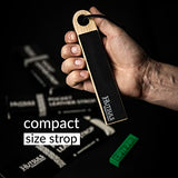 Hutsuls Pocket Knife Strop Kit - Get Razor-Sharp Edges with Pocket Leather Strop for Knife Sharpening, Easy to Use Knife Stropping Kit with Stropping Hutsuls