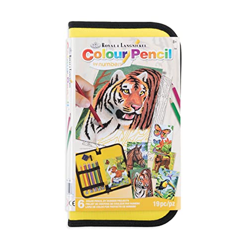 Royal & Langnickel Big Kid's Choice Easy to Do Keep 'N Carry Set, Color Pencil by Number - WoodArtSupply