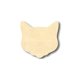 Unfinished Wood Cat Head Shape - Animal - Pet - Craft - up to 24" DIY 10" / 1/4" 24 Hour Crafts