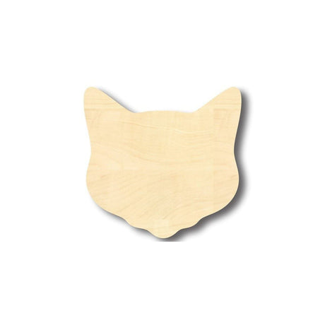 Unfinished Wood Cat Head Shape - Animal - Pet - Craft - up to 24" DIY 10" / 1/4" 24 Hour Crafts