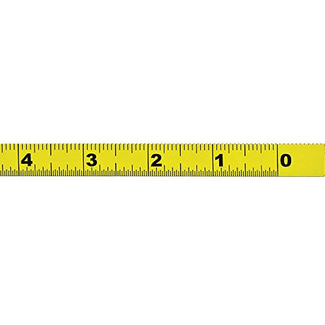 Self Adhesive Measuring Tape Right to Left – Peel and Stick Ruler Tape for Workbench, Woodworking, & More – Sticky Steel Tape Measure – High-Accuracy ROCKLER