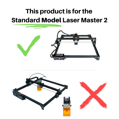 Stackable Laser Engraver Feet - Raise Your Laser Master 2 Using Popular Children's Stackable Bricks - Perfect for Rotary Accessories, Raised Cutting King Gubby