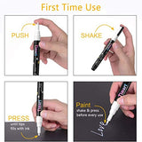 Timart Extra Fine Tip Chalk Markers (8 Pack 1mm Point), Liquid Chalk Pens - Dry Erase Marker Pens for Blackboard, Chalkboards, Windows, Glass, Timart