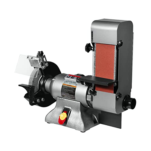 JET Combination 8" Grinder and 2" x 48" Belt Sander, 1 HP, 1Ph 115/230V (IBGB-248) - WoodArtSupply