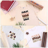 Tintnut Skin Tone Puff Vinyl Heat Transfer - 8 Sheets 12 x 10 inches 3D Puffy Heat Transfer Vinyl Foaming Nude Brown HTV Iron on Vinyl for T-Shirts Tintnut