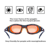 JILERWEAR Professional 180nm-540nm OD 6+ Violet/Blue/Green Laser Safety Glasses for 405nm, 445nm, 450nm,473nm, 532nm Laser Lightweight and Fashion JILERWEAR