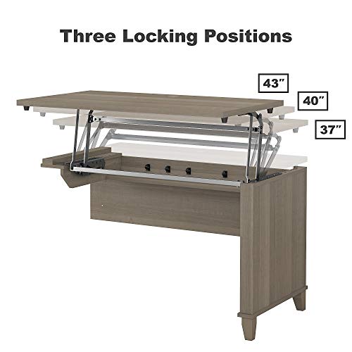 Bush Furniture Somerset 72W 3 Position Sit to Stand L Shaped Desk Bush Business Furniture