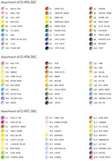 Tombow 3-Pack Irojiten Color Dictionary Wooden Pencil Bundle Set , Series 1 ( CI-RTA-30C ) & 2 ( CI-RTB-30C ) & 3 ( CI-RTC-30C ) 30 Colors x 3 ( Tombow