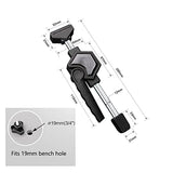 Singring Clamping Elements Workbench Dog Holes Clamp Adjustable Screw Clamp For Woodworking Fixed Hold (19mm) Singring