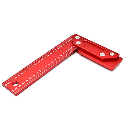 Big Horn 19572 Aluminum Miter & Try Square – 6 Inch BIG HORN