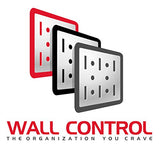 Pegboard Organizer Wall Control 4 ft. Metal Pegboard Standard Tool Storage Kit with Galvanized Toolboard and White Accessories Wall Control