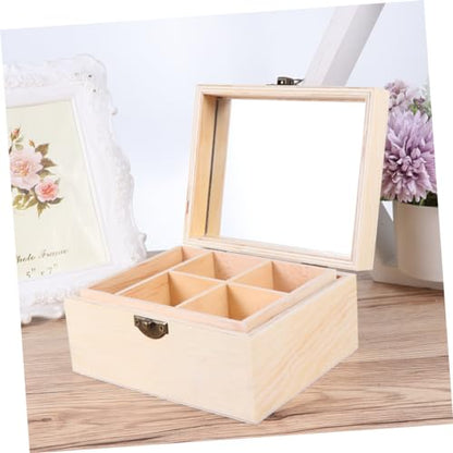 ABOOFAN Handmade Jewelry Box Jewelry Box Organizer - WoodArtSupply