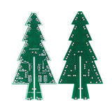 Colorful LED RGB LED Flashing Christmas Tree DIY Kits Electronics Colorful 3D Xmas Tree DIY Module Funny Kits PCB Board for Practice Learning ACEIRMC