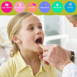 WISYOK 8'' Jumbo Craft Sticks, 60pcs Extra Large Natural Premium Wood, Ice Cream Sticks, Jumbo Sticks, Large Tongue Depressors, Plant Labels, Hair WISYOK