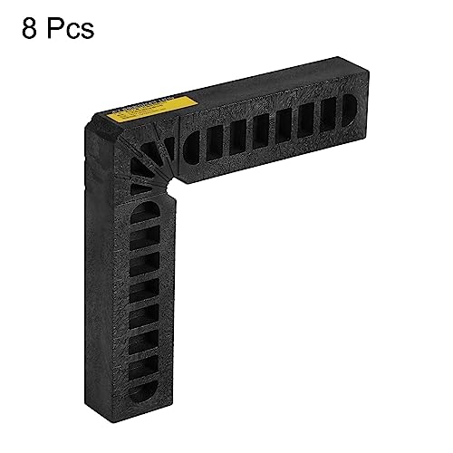 HARFINGTON 8pcs 90 Degree Positioning Squares 4"x4" (100x100mm) Right Angle Corner Clamps Woodworking Tools for Cabinets Picture Frames and Boxes, HARFINGTON