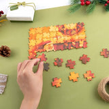 AUEAR, Unfinished Wooden Blank Jigsaw Freeform Blank Wood Piece for DIY for Crafts Arts Card Making (50 Pack) AUEAR