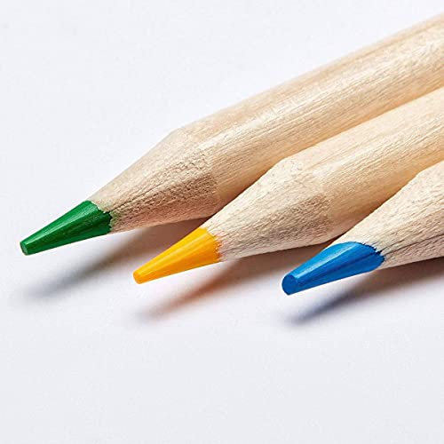 KINGART 312-72 Artist Quality 72 Ct. Colored Pencil Set, 72 Vibrant Pre-Sharpened Colors, Smooth Application for Sketching & Drawing Paper and Mixed KINGART