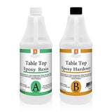Table TOP EPOXY Resin 64 oz Kit. for Super Gloss Coating East Coast Resin
