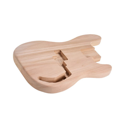 JINGFENG PB-T02 Unfinished Electric Guitar Body Sycamore Wood Blank Guitar Barrel for PB Style Bass Guitars DIY Parts - WoodArtSupply