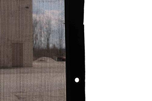 Mytee Products 12'x20' Black 70% Shade Mesh Tarp for Outdoor w/Grommets - 6 Oz Extra Durable Heavy Duty Mesh Tarps for Dump Truck, Rolloff Trucks - Mytee Products