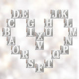 AOCEAN 8 Inch White Wood Letters, Unfinished Wooden Letters for Wall Decor Decorative Standing Letters Slices Sign Board Decoration for Craft Home AOCEAN