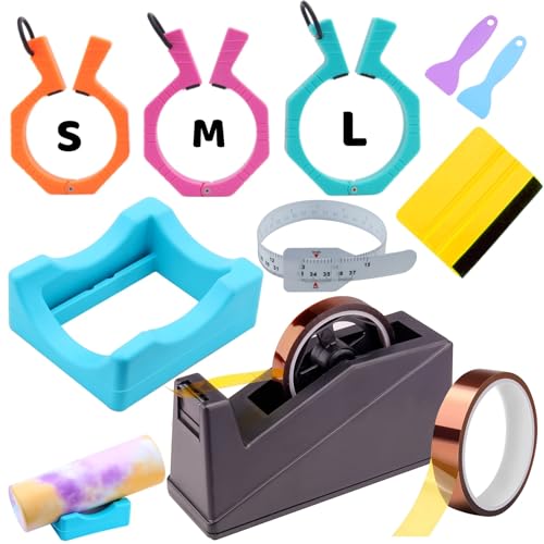 3-Size Pinch Perfect Tumbler Clamp for Sublimation,Sublimation Tumbler Clamp for12 OZ,15 OZ,20 Oz,30 OZ,Sublimation Blanks Tumblers,Cup WAQONUY