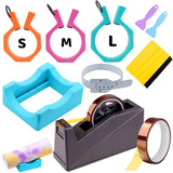 3-Size Pinch Perfect Tumbler Clamp for Sublimation,Sublimation Tumbler Clamp for12 OZ,15 OZ,20 Oz,30 OZ,Sublimation Blanks Tumblers,Cup WAQONUY