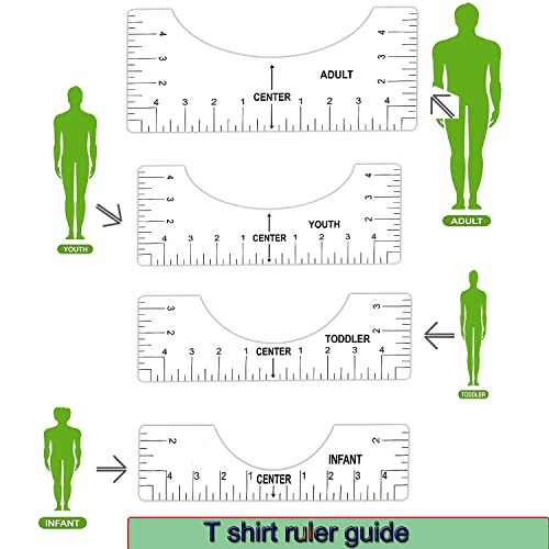 Teflon Sheet for Heat Press T Shirt Teflon Paper Heat Tape for Sublimation Heat Resistant Transfer Tape 1 Set T Shirt Alignment Ruler Guide to Center