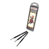 The Army Painter Gamemaster Character Brush Set - Precise Detail Brush Set Include 1 Small Detail Brush, 1 Monstrous Brush, 1 Drybrush Fine Detail The Army Painter