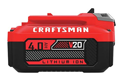 CRAFTSMAN V20 Lithium Ion Battery, 4.0-Amp Hour (CMCB204) - WoodArtSupply