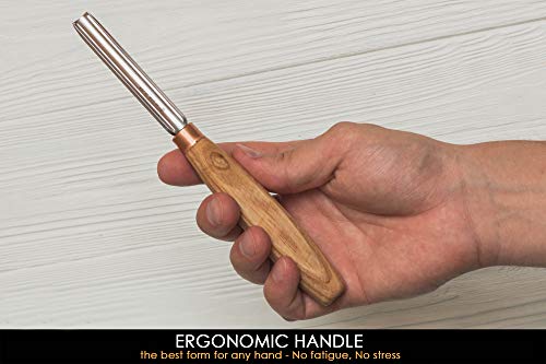 BeaverCraft Wood Carving Gouge K9/10 Woodworking Hand Chisel Compact Wood Carving Knife for Beginners and Profi BeaverCraft
