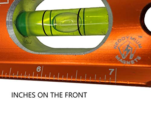 Swanson Tool Co TLL049M Savage Lightning Aluminum Torpedo Magnetic Illuminated Levels, 9", 3 Vials Swanson Tool Co., Inc