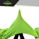 TITANflex Thor Grip Heavy Duty Green Industrial Nitrile Gloves, 8-mil, Medium, Box of 100, Latex Free, Raised Diamond Texture Grip, Powder Free, Food TITANflex