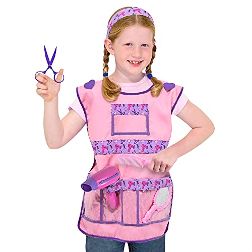 Melissa & Doug Hair Stylist Role Play Costume Dress-Up Set (7 pcs) - WoodArtSupply